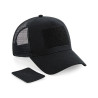 MOD. B641:Black, Front & peak, One Size